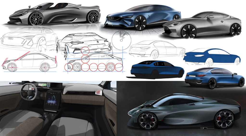 imagen como diseñar coches