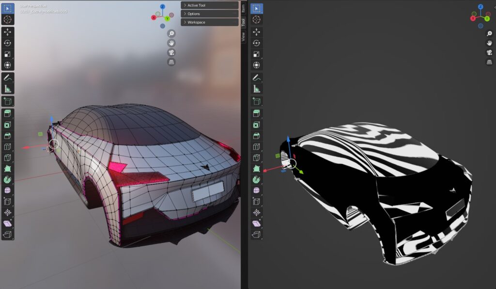 Modelar en 3D un coche en Blender